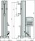 Înălțime liniară LH-600E Tip BS, 0-600mm, cu prindere