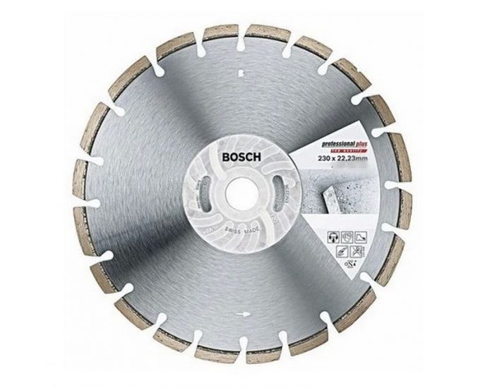 Disc diamantat BOSCH 2608600355 (125×22,2×2,1 mm, înălțimea segmentului 10 mm) pentru beton