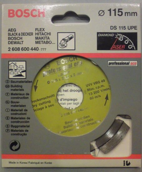 Алмазный диск Bosch 2608600440 (115 мм, 22,23 мм посадка)