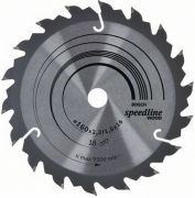 Disc de tăiere Bosch Speedline Wood 160 x 16.12 мм, Z18 (2608640785)