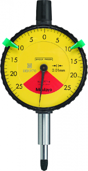 Indicator de formare, spate plat 0,5 mm, 0,01 mm, One Revo. Praf / antișoc
