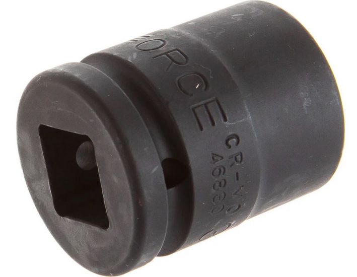 Cap tubular de impact cu 12 muchii FORCE 46830 (30 mm, 3/4")