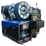 Rioned AquaJet - Aparat compact pe benzină pentru curățarea conductelor, pentru cele mai mici dube comerciale