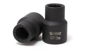 Cap tubular de impact 12 fețe 17 mm, 3/4" Forsage F-46817
