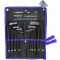 Set de chei hexagonale în formă de L Forsage F-5107, 10 piese, pe husă textilă
