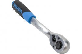 Реверсивная трещотка Forsage F-802422 1/2", 72 зуба, L-250 мм – с прорезиненной ручкой