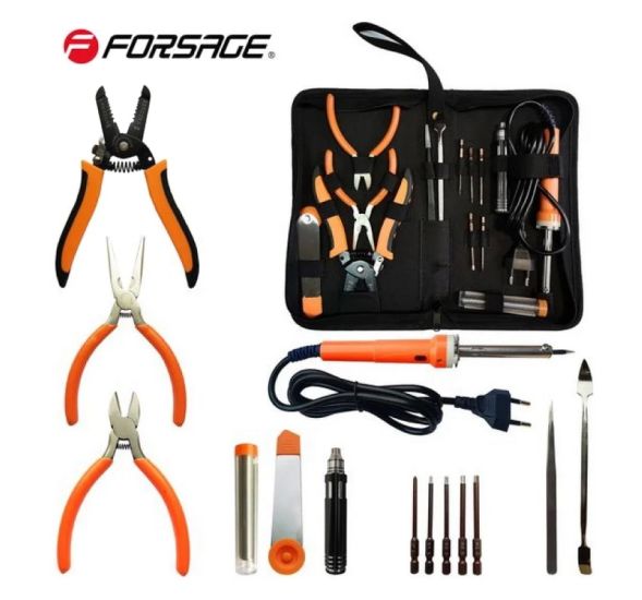 Set de scule pentru autoelectrician Forsage F-8272-14, 14 piese