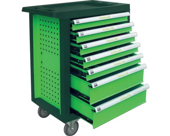 Carucior mobil ForsLine cu set de scule 272 piese, 7 sertare FL-F-55304