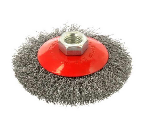 Perie sârmă tip cupă cu fir ondulat GEKO G00597 100 mm M14
