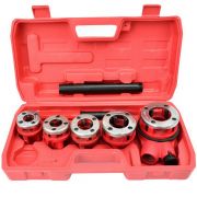 Set pentru filetare cu clichet GEKO G01001, 5 buc (3/8″ – 1 1/4″)