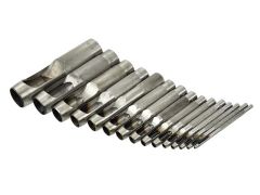 Set poansoane pentru piele 15 buc., 2–22 mm GEKO — G01822