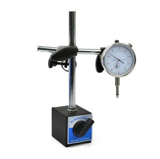 Comparator cu ceas și suport magnetic GEKO G02624 (0–10 mm, 0,01 mm)