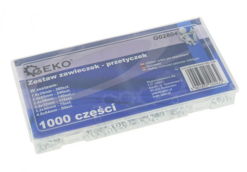 Set de șplinturi GEKO G02804 1000 buc.