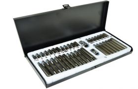 Set de biți speciali în cutie metalică 40 buc. GEKO G10030