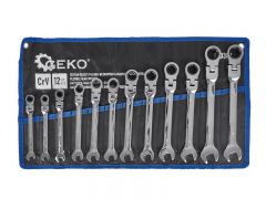 Set chei clichet flexibile GEKO G10337 8–19 mm (12 piese)