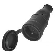 Резиновая розетка 16A IP44 230V с защитной крышкой GEKO G17516