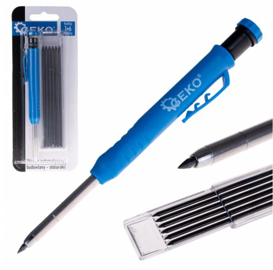 Creion mecanic pentru construcții + 7 rezerve GEKO G29004