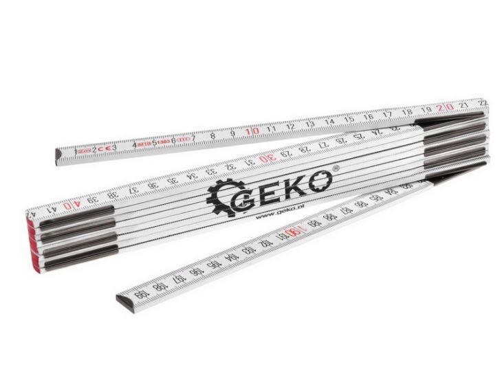 Metru pliabil din lemn GEKO G29052 (2 m, 10 segmente)