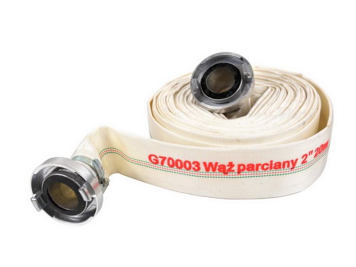 Furtun pompieri 2" 20 m 8 bar PVC cu cuple GEKO G70003
