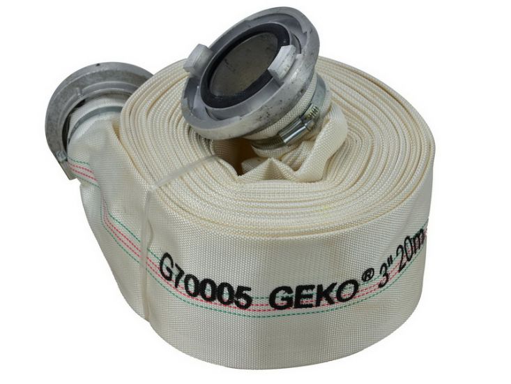 Furtun pompieri 3" 20 m 8 bar PVC cu cuple GEKO G70005