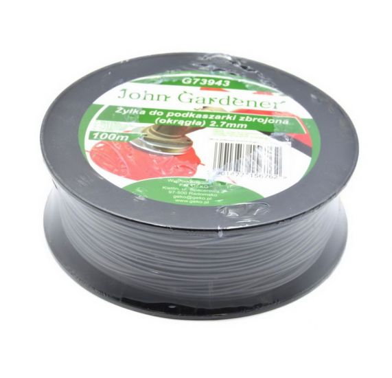 Fir pentru motocoasă armat 2.7 mm × 100 m (rotund) GEKO G73943