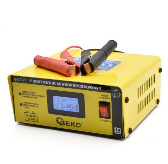 Redresor auto GEKO G80037 LCD 12/24V