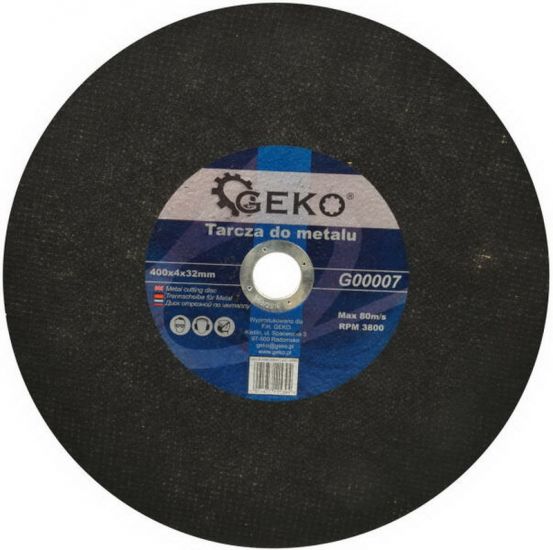 Disc de tăiere pentru metal Geko G00007 400x4x32