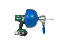 Rioned HandMatic Cordless: Mașină profesională manuală cu acumulator, cu arc, pentru curățarea conductelor până la 75 mm