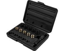 Set tarozi și filiere pentru refacerea filetului Rockforce RF-17580, 16 piese (M14×1.25)
