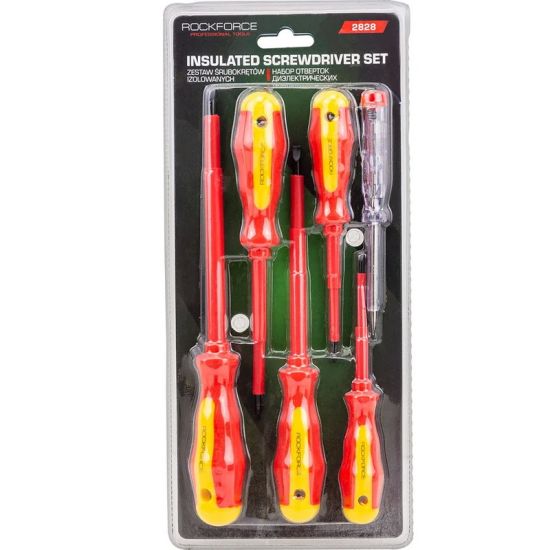 Șurubelnițe dielectrice Rockforce RF-2828 – set 6 piese