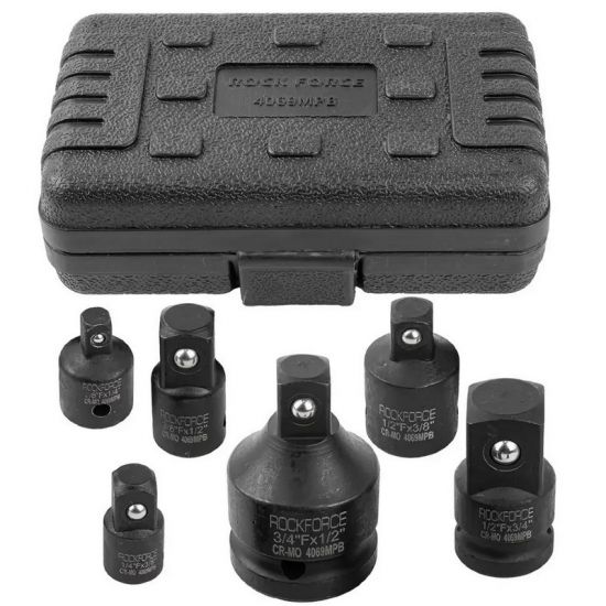 Set adaptoare de impact 6 piese Rockforce RF-4069MPB
