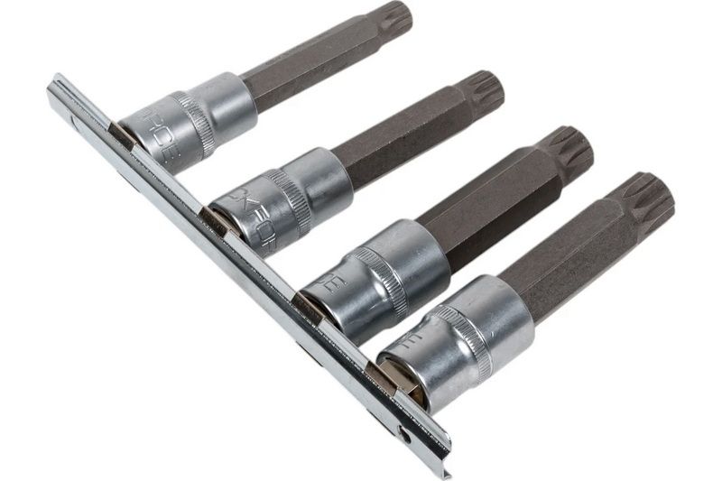 Set de capete-bit Spline în 12 colțuri Rockforce RF-40916L Set de capete-bit Spline în 12 colțuri Rockforce RF-40916L