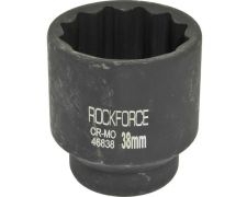 Cap tubular cu impact 12 fețe Rockforce RF-46838 (38 mm; 3/4")