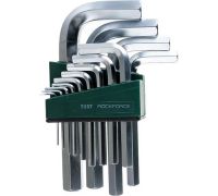 Set de chei Rockforce RF-5137, tip L, 2–19 mm, 13 piese