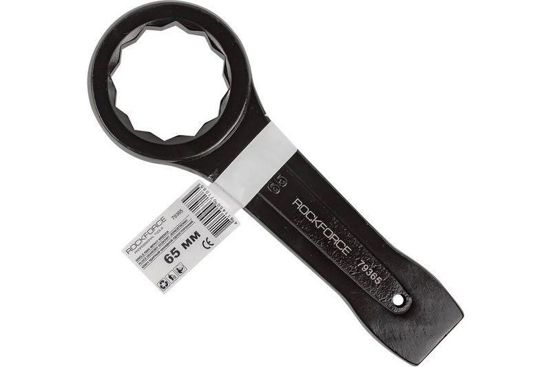 Cheie inelară de impact Rockforce RF-79365 65 mm, L-295 mm