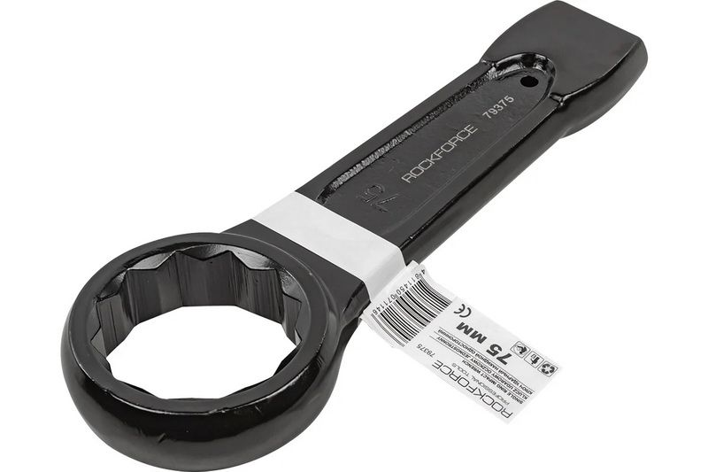 Cheie inelară de impact Rockforce 75 mm L-320 mm RF-79375