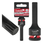 Cheie tubulara de impact SPLINE 1/2", M12 TVARDY — T00218-12