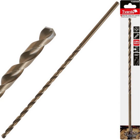 Burghiu pentru metal lung TVARDY T02565 HSS DIN1869 6.5×275 mm