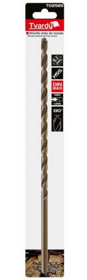 Burghiu pentru metal lung TVARDY T02585 HSS DIN1869 8.5×305 mm