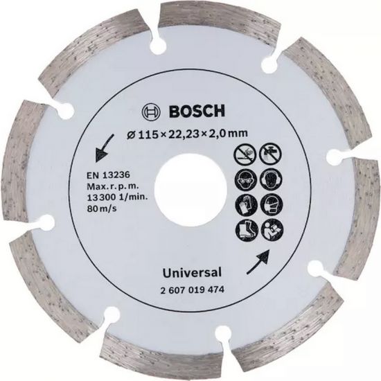 Алмазный диск BOSCH 2607019474 (115 мм) Алмазный диск BOSCH 2607019474 (115 мм)