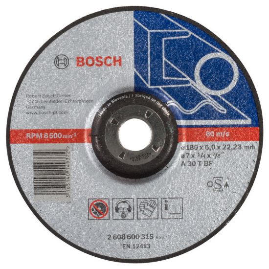 Disc de șlefuire BOSCH 180 x 22,23 mm (2608600315)