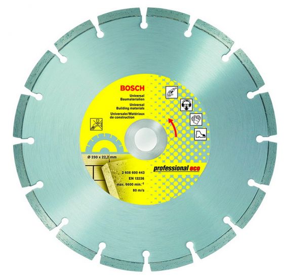 Алмазный отрезной диск Bosch 2608600442 (180 x 22,2 мм) для строительных материалов