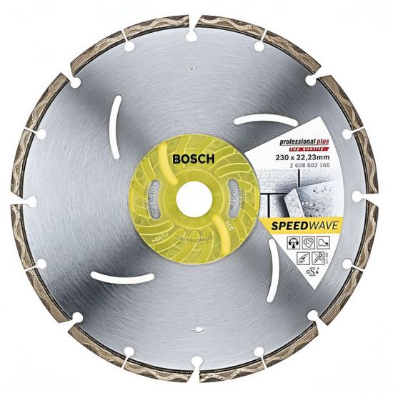 Disc diamantat BOSCH SpeedWave PP 230 x 22.2 mm (2608602166)