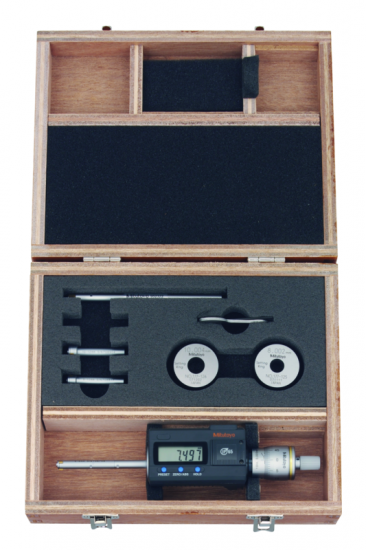 Set digital pentru micrometre interne cu 3 puncte 6-12mm, schimb. Cap IP65, TIN Set digital pentru micrometre interne cu 3 puncte 6-12mm, schimb. Cap IP65, TIN