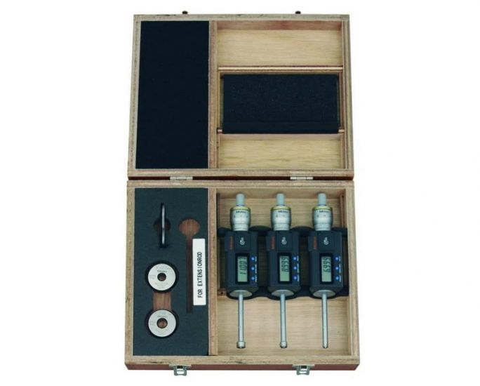 Set de micrometre digitale Mitutoyo 468‑981 (6–12 mm), 3 buc.