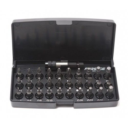 1/4" set de biți cu suport de biți 31 buc.