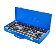 Set de scule Forsage F-4245B-5MPB 1/2" cu capete hexagonale, 24 de piese