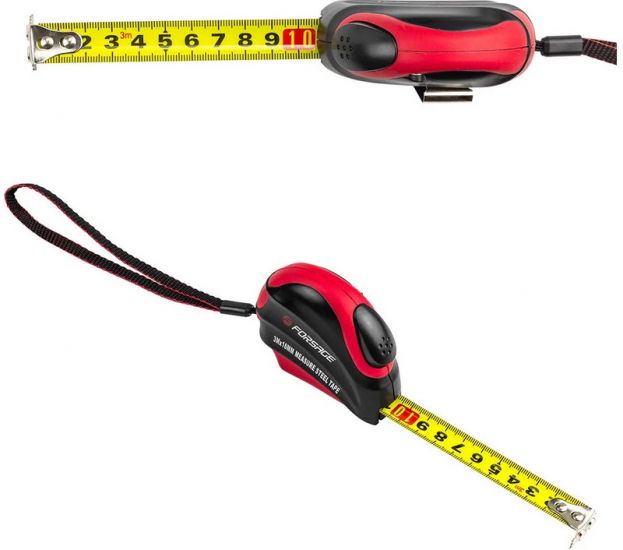 Ruletă Forsage 3 m × 16 mm cu cârlig magnetic și autoblocare F-5096P803