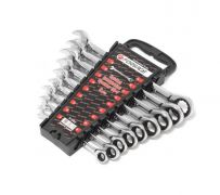 Set de chei combinate cu clichet Forsage F-51092, 9 piese