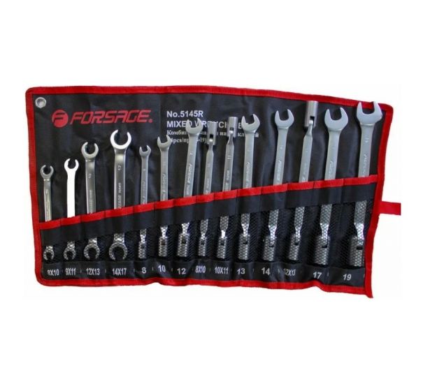 Set de chei combinate Forsage F-5145R 14 piese